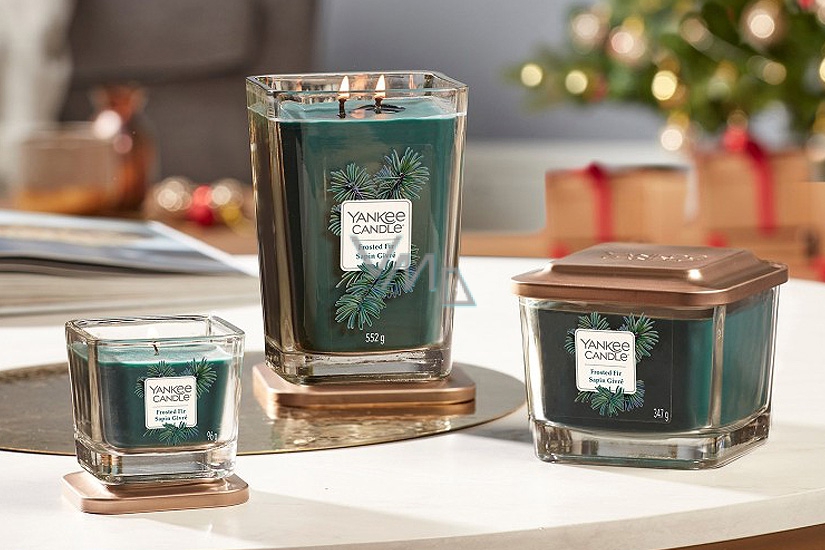 Yankee Candle Frosted Fir Elevation Medium Soy Candle Soybean Scented