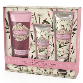 Somerset Toiletry White Jasmine luxury body cream 130 ml + shower gel 200 ml + luxury hand cream 60 ml, cosmetic set