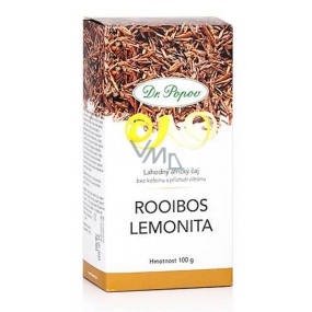 Dr. Popov Rooibos lemonita tea with stimulating effects and great taste 100 g