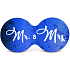 Nekupto Double Cork Coaster Mr. and Mrs. 19 x 9.5 x 0.3 cm