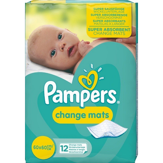 Pampers Change Mats changing mats 60 x 60 cm 12 pieces