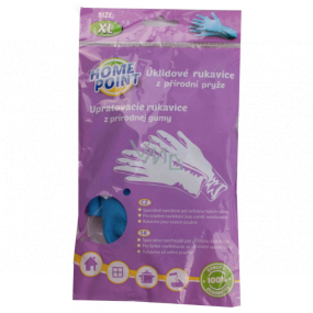 Home Point Suede cleaning rubber gloves made of natural rubber 10 / XL