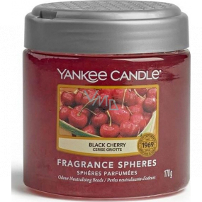 Yankee Candle Black Cherry - Ripe cherries Spheres fragrant pearls neutralize odors and refresh small spaces 170 g