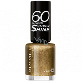 Rimmel London 60 Seconds Super Shine Nail Polish nail polish 820 Craycray 8 ml