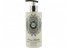 Vivian Gray Aroma Selection White Tea & Magnolia luxury liquid soap with a 400 ml dispenser