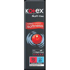 Kotex Maxi Night sanitary pads, 10 pcs