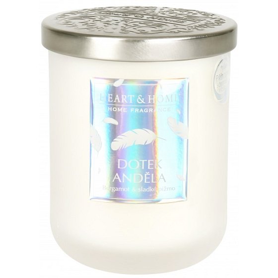 Heart & Home Angel's Touch soy scented candle large, burns up to 70 hours 340 g Limited edition
