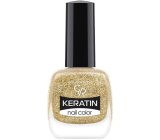 Golden Rose Keratin Nail Color Glitter nail polish 406 10,5 ml