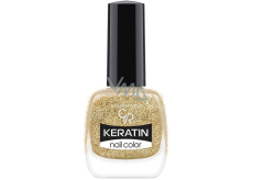 Golden Rose Keratin Nail Color Glitter nail polish 406 10,5 ml