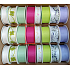 Ditipo Fabric ribbon Spring dark pink 3 m x 25 mm