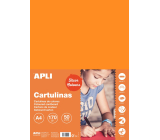 Apli Colored papers A4 Fluo orange 170 g 50 sheets