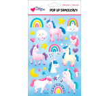 Ditipo Stickers Pop Up Unicorns 210 x 140 mm