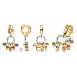 Charm Sterling silver 925 Marvel The Avengers, Infinity Stones - Infinity Gems, pendant for bracelet