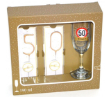 Albi Birthday set with sparkler 50 Don't slow down! The best ride is yet to come 190 ml