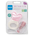 Mam Mini Cooler & Clip lightweight teether with cooling part and strap for babies 2+ months Pink