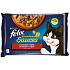 Felix Sensations Sauces Multipack turkey and lamb in flavored sauce, complete food for adult cats 4 x 85 g