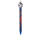 Colorino Rubberized pen Spiderman white spider, blue refill 0,5 mm