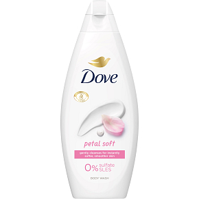 Dove Body Wash, Petal Soft, 250 ml