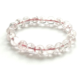 Azeztulite pink bracelet 10mm/16 - 17cm high frequency energy