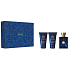 Versace Dylan Blue pour Homme Eau de Toilette 50 ml + After Shave Balm 50 ml + Shower Gel 50 ml, gift set for men