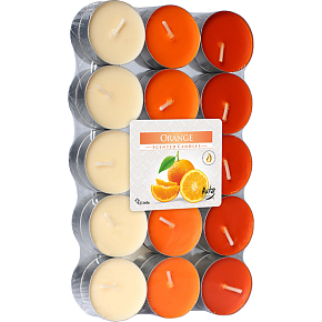 Bispol scented tea lights orange 30 pcs