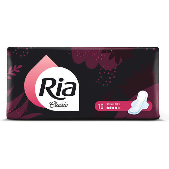 Ria Classic Normal Plus Deo Women’s Pads, 10 pcs