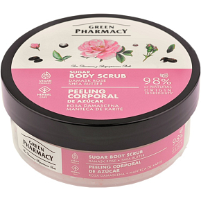 Green Pharmacy Body Peeling Damask Rose and Shea Butter 200 ml