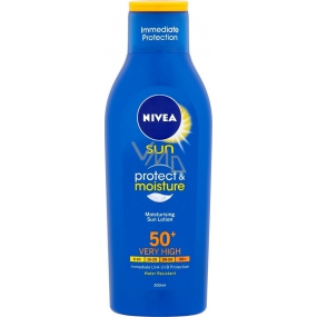 Nivea Sun Protect & Moisture OF50 + moisturizing suntan lotion 200 ml