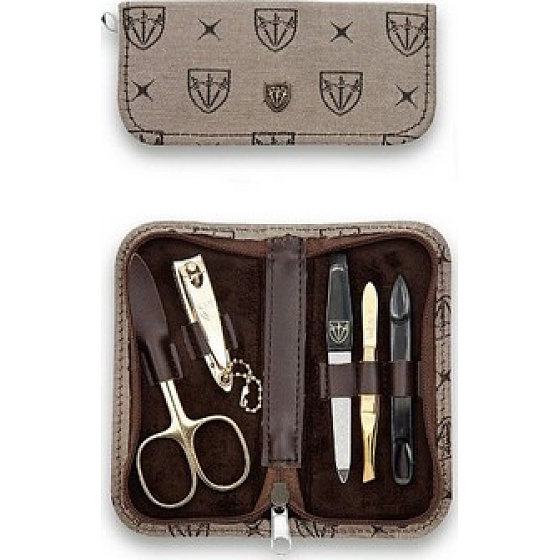 Kellermann 3 Swords Luxury 5-piece Manicure Textile Royal in textile case 7021FN