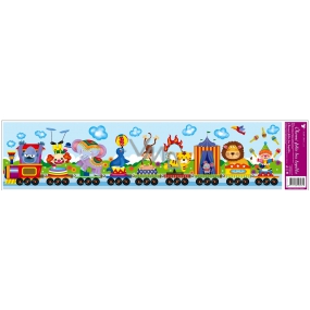 Window foil without glue strip train, 64 x 15 cm