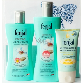 Fenjal Intensive shower cream 200 ml + body lotion 200 ml + hand cream 75 ml, cosmetic set