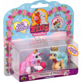 Filly Winter Wedding Horses Wedding Couple 2 pieces different types, recommended age 3+
