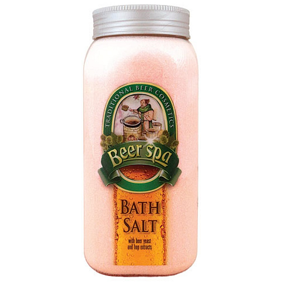 Bohemia Gifts Beer Spa Beer bath salt with brewer's yeast extracts and hop bath salt 990 g
