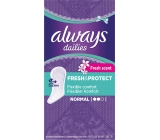 Always Dailies Fresh & Protect Fresh Scent Normal with a delicate scent of 30-piece intimate panty liner