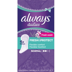Always Dailies Fresh & Protect Fresh Scent Normal with a gentle fragrance panty liners 30 pieces