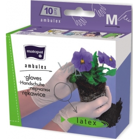 Matopat Ambulex Latex powdered gloves size M box 10 pieces