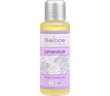 Saloos Lavender body and massage oil for regeneration, against pain, stress 50 ml