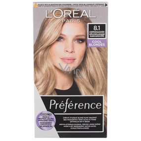 Loreal Paris Préférence hair color 8.1 Copenhaguen Light ash blonde
