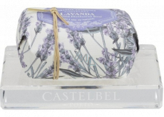 Castelbel crystal clear soap dish 12.5 x 8.5 cm