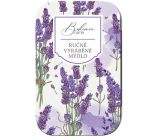 Bohemia Gifts Lavender handmade toilet soap with glycerin in a tin box 80 g