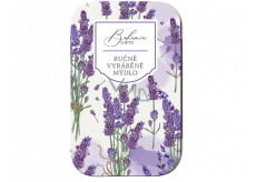 Bohemia Gifts Lavender handmade toilet soap with glycerin in a tin box 80 g