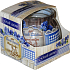 Admit Greek Cuisine - Greek cuisine decorative aromatic candle in glass blue 80 g