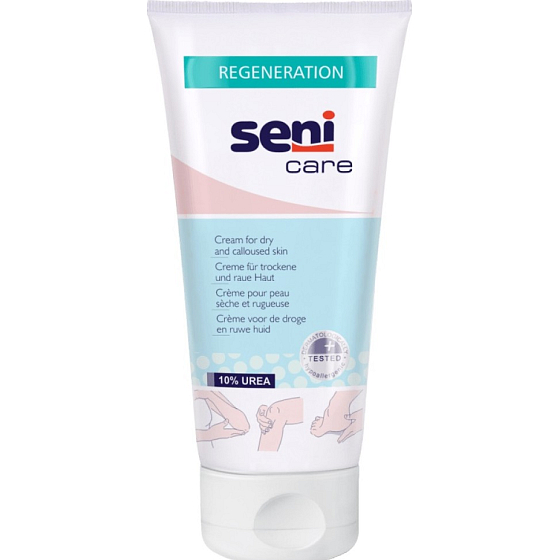 Seni Care Regenerating Nourishing Cream 10% Urea for Dry and Calloused Peeling Skin of the Whole Body 100 ml