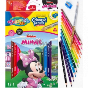 Colorino Crayons triangular Disney Minnie 13 colors