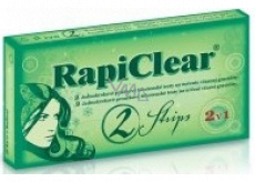 RapiClear 2 Strip The pregnancy test can be demonstrated from 5.day from fertilization striped 2 pieces