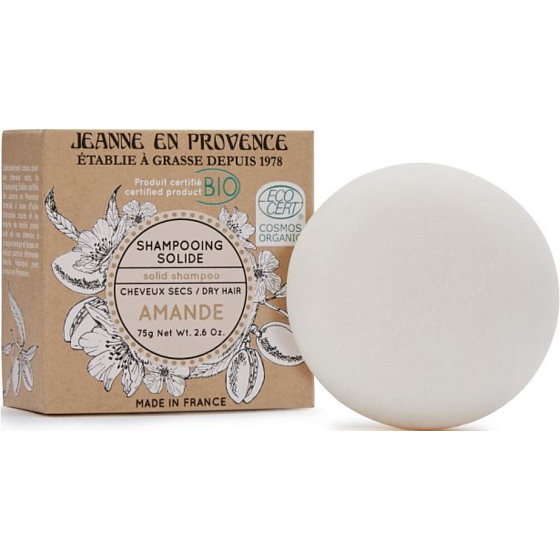 Jeanne en Provence Amande - Almond BIO solid shampoo for dry hair 100 g