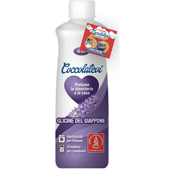 Coccolatevi Wisteria from Japan concentrated washing machine perfume with disinfectant additive 48 doses 300 ml