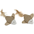 Trixie Sisal fish with feather toy for cats 6 cm 2 pieces