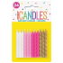 Cake candles girl spirals 24 pieces