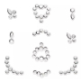 Essence 3D Jewels nail stickers rhinestones 02 Mirror universe 10 pieces